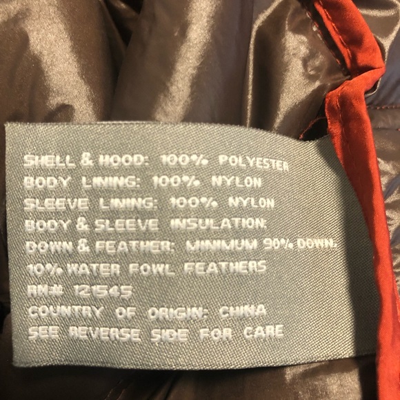 Michael Kors ladies winter down filled puffer coat size large - Picture 6 of 7